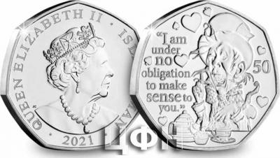 «The Mad Hatter Brilliant Uncirculated 50p Coin».jpg