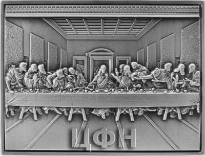 «2021 THE LAST SUPPER BY LEONARDO DA VINCI 2 OZ SILVER COIN».jpg