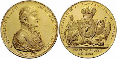 14. Медаль-прокламация, Мехико, 1808 г..jpg