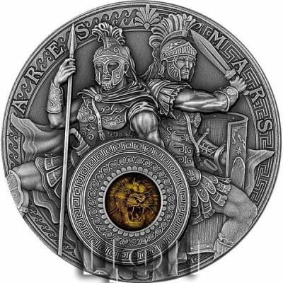 «5$ Niue 2021 Ares and Mars 2 oz Antique finish Silver Coin».jpg