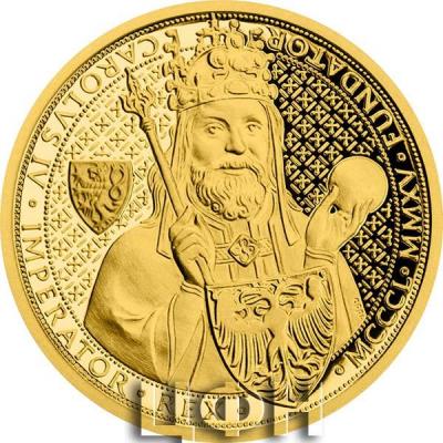 2015 - ZLATÁ MINCE 25 NZD KAREL IV. - PROOF - 0.5 OZ..jpg