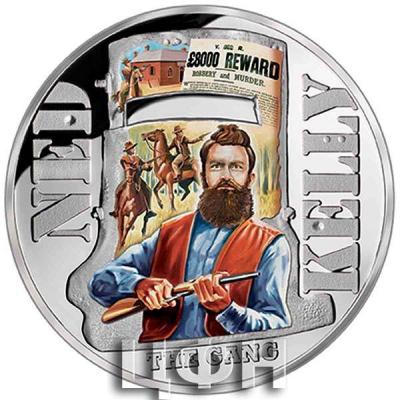 «$1 Silver Coin Niue»  Ned Kelly - The Gang.jpg