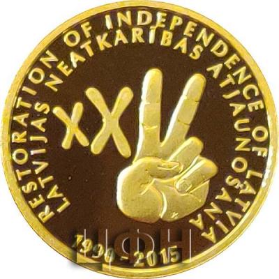 «$10 Gold Coin Niue» Restoration of Independence of Latvia.jpg