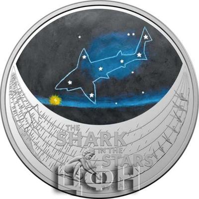 2021 $1 Star Dreaming - Beizam The Shark In The Stars 0.5 oz Silver Coin.jpg