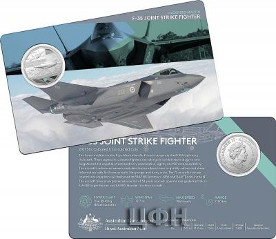 «2021 50c Centenary Of Royal Australian Air Force  - LOCKHEED MARTIN F-35  2018 - 2021».jpg