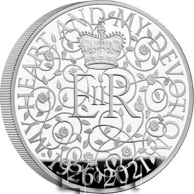 The 95th Birthday of Her Majesty the Queen 2021 Silver Proof Five-Ounce Coin.jpg