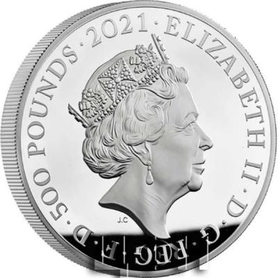 The 95th Birthday of Her Majesty the Queen 2021 Silver Proof Five-Ounce Coin 500 pounds.jpg