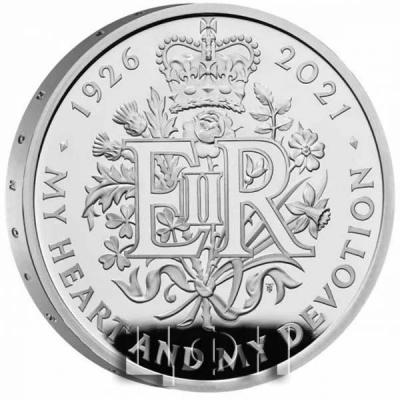 The 95th Birthday of Her Majesty The Queen 2021 UK Silver Proof Two-Ounce Coin.jpg
