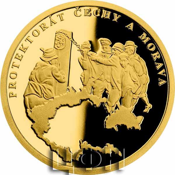 Gold coin War Year 1939 - Protectorate of Bohemia and Moravia proof.jpg