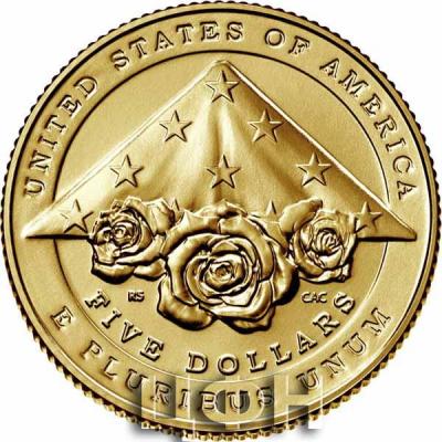 «National Law Enforcement Memorial and Museum 2021 Uncirculated $5 Gold Coin.».jpg