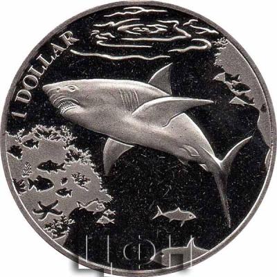 1 Dollar -  Great white shark.jpg