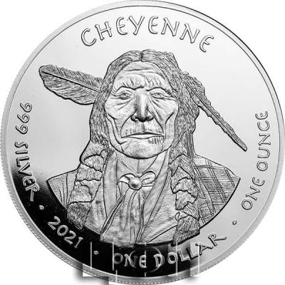1 Dollar USA Native State Dollar Cheyenne Schwarze Witwe Oklahoma 2021.jpg
