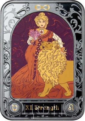 «STRENGTH Tarot Silver Coin 1000 Francs Cameroon 2021».jpg