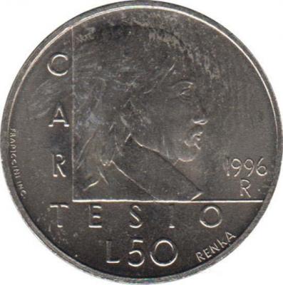 Сан-Марино 1996_50 лир Рене Декарт_rvr.jpg