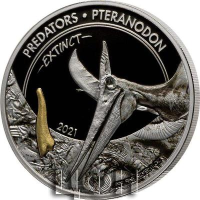 «20 Francs Kongo Predators Extinct Pteranodon 2021»..jpg