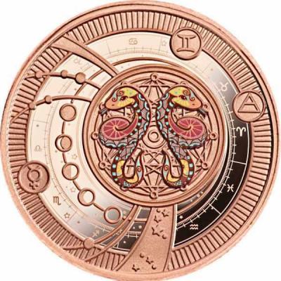 «GEMINI Zodiac Signs Silver Coin 500 Francs Cameroon 2021 Proof»..jpg
