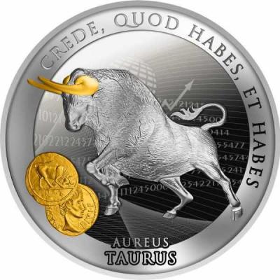 «AUREUS TAURUS Silver Coin 1$ Niue 2021».jpg