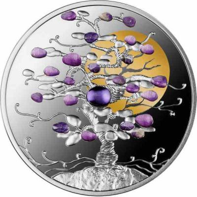 «TREE OF LUCK Amethyst 1 Oz Silver Coin 1$ Niue 2021».jpg