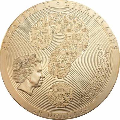 «COYOLXAUHQUI STONE Gilded Archeology Symbolism 3 Oz Silver Coin 20$ Cook Island 2021».jpg