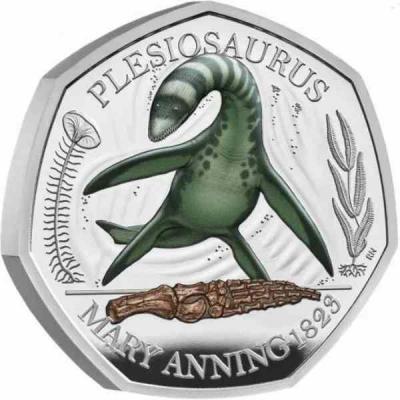 «PLESIOSAURUS 2021 50p Colour Silver Proof Coin».jpg