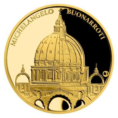 «Sada čtyř stříbrných mincí Bazilika sv. Petra proof - Sada čtyř zlatých mincí Bazilika sv. Petra proof».jpg