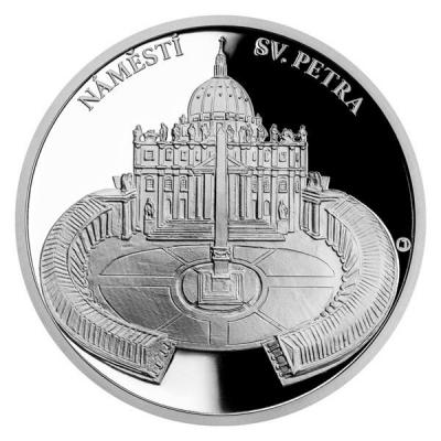 «Sada čtyř stříbrných mincí Bazilika sv. Petra proof - NÁMĔSTÍ SV. PETRAI».jpg