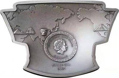 «5 Dollars MYSTERIES OF THE WORLD Latitude 30 North Mask 2 Oz Silver Coin 5$ Niue 2021 Antique Finish.».jpg