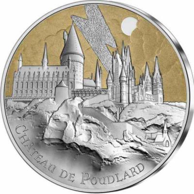 «50 Euro HOGWARTS CASTLE Harry Potter Silver Coin 50€ Euro France 2021 Proof».jpg