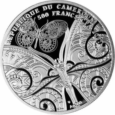 «YELLOW BUTTERFLY Colorful World Silver Coin 500 Francs Cameroon 2021».jpg