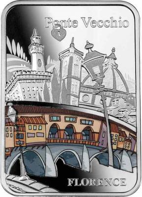 «1000 Francs Cameroon 2021 PONTE VECCHIO Bridge Florence Silver Coin».jpg
