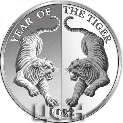 «TOKELAU 2022 FIVE DOLLARS» «YEAR OF THE TIGER».jpg