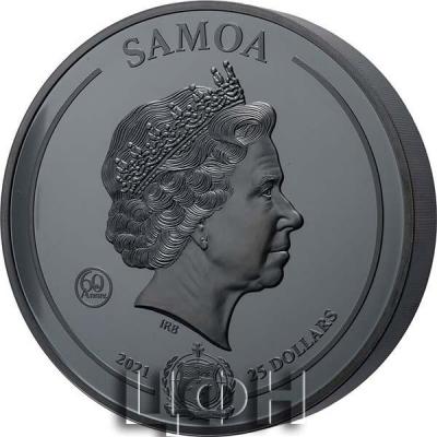 «25 Dollars AUDREY HEPBURN Shadow Minting 60th Anniversary 1 Kg Kilo Silver Coin 25$ Samoa 2021 Black Proof».jpg