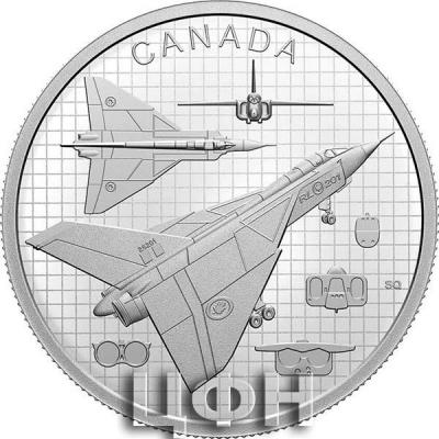 «20 Dollars AVRO ARROW 1 Oz Silver Coin 20$ Canada 2021 Proof».jpg