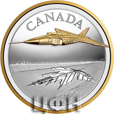 «5 oz. Pure Silver Coin - The Avro Arrow - Mintage 1,000 (2021).».jpg