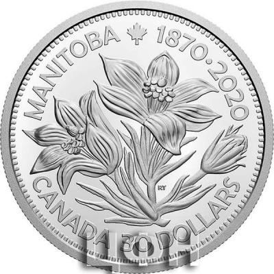 «30 Dollars MANITOBA 150th Anniversary United In Celebration 2 Oz Silver Coin 30$ Canada 2020 Proof.».jpg