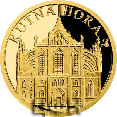 «Zlatá mince Kutná Hora - Chrám sv. Barbory proof».jpg