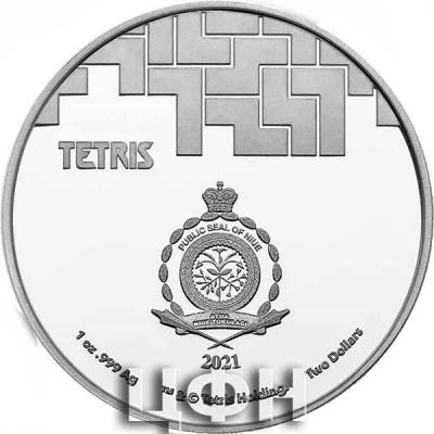 «2021 Niue Colorized 1 oz Ag $2 Tetris Cathedral Coin in TEP»1.jpg