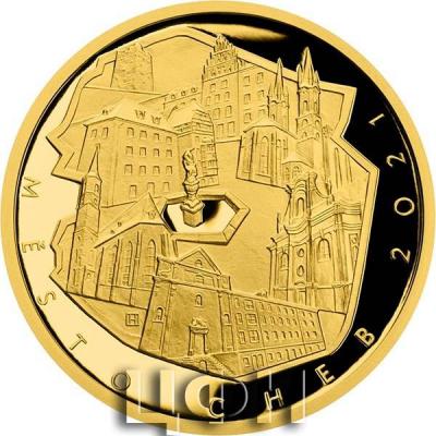 «Zlatá mince 5000 Kč Městské památkové rezervace ČNB - Cheb provedení proof (ČNB 2021)» (2).jpg