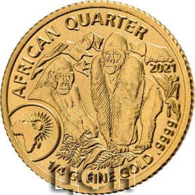 «Gold Rwanda African Dime Mountain Gorilla 25 RWF 2021».jpg