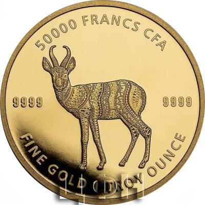 «2021 Republic of Chad 1 oz Gold Mandala Antelope BU».jpg