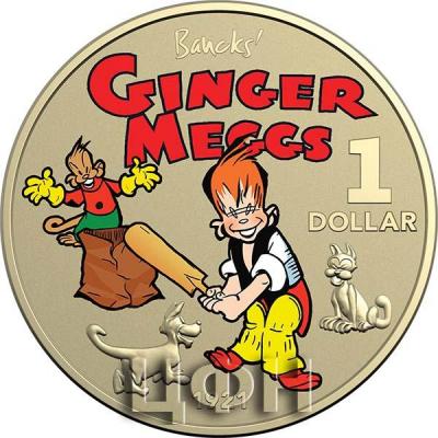 «1 Dollar - Elizabeth II 6th Portrait - Centenary of Ginger Meggs.».jpg