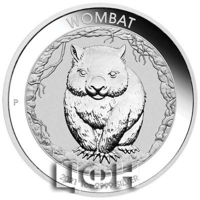 «1 Dollar - Elizabeth II 6th Portrait - Wombat - Silver Bullion Coin».jpg