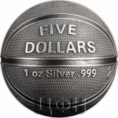 «Basketball-shaped 2021 $5 1oz Silver Antique Coin».jpg