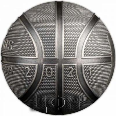 «Basketball-shaped 2021 $5 1oz Silver Antique Coin.».jpg