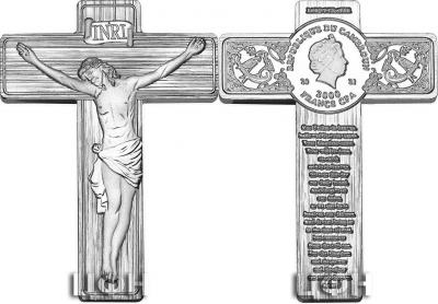 «CRUCIFIX Shaped 1 Oz Silver Coin 2000 Francs Cameroon 2021».jpg