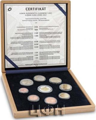 «Sada mincí SR 2021 Proof v dřevěné etue - 100. výročí zahájení ražby československých mincí».jpg