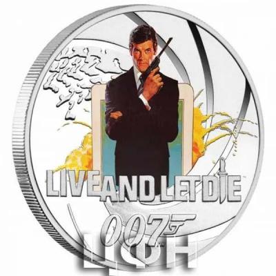 «James Bond Live And Let Die 2021 0.2 oz Silver Coloured Proof Coin».jpg