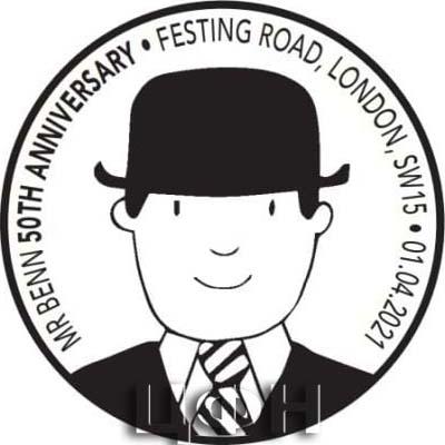 «Mr Benn 50th Anniversary BU 50p Cover».jpg