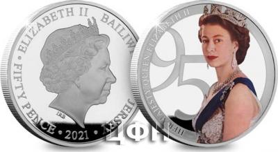 «Her Majesty in 1953 - The Queen's 95th Birthday Silver-plated Photographic Coin».jpg