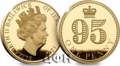 «The Queen’s 95th Birthday Gold Proof Penny - Struck on Her Majesty’s Birthday».jpg